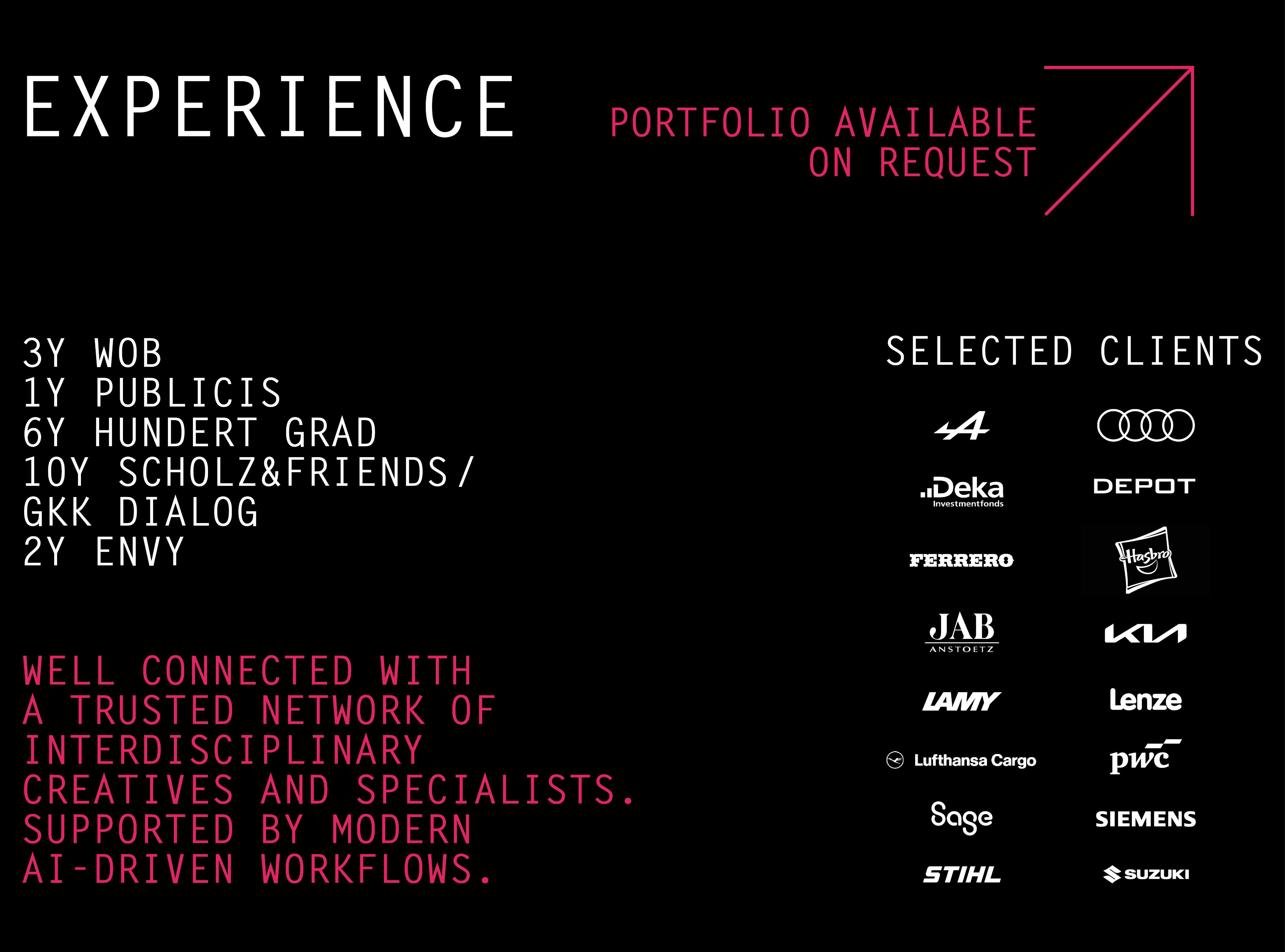 E-Mail-Link zu hello@staehler.art Freelancerin Strategic branding, Concept, UX/UI, print and digital design 